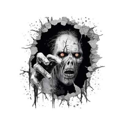 3D Halloween Wall Decals, Spooky Ghost Halloween Wall Stickers Removable Scary Halloween Wall Decals Decorations for Wall Window Halloween Party Supplies