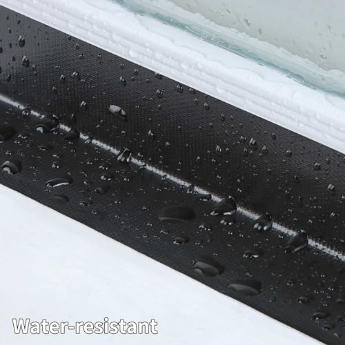 Heavy Duty Single Side Duct Tape,2in x 33FT,Strong Adhesive High Strength,Versatile Mesh Adhesive Tape for Easy Sealing, Repairing and Bonding Indoors and Outdoors,Black