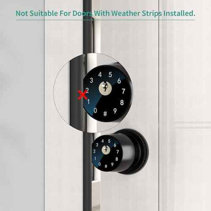 IRONZON Fingerprint Door Knob Fingerprint Door Lock with App Control Smart Door knob for Bedroom, Biometric Door Lock for Apartment Office and Garages 2pack