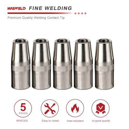 5-PK MIG Gun Nozzle KP2742-1-50F 1/2 fits Lincoln Magnum PRO 250L 300L 250A / 350A guns part