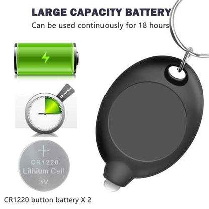 Mini LED Keychain Flashlight, Ultra Bright Tiny Flashlight, Small Keychain Flashlight White Light, Micro Pocket Key Ring LED Flashlight for Emergency Lighting - Multicolor Shell (96PCS)