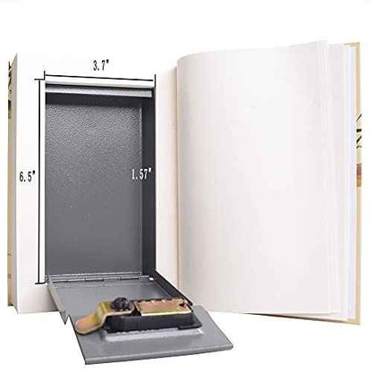 EIOUMAX Real Pages Diversion Book Safe with Combination Lock,Hollowed Out Book Anti-Theft Safe -Alice in Wonderland£¨Full Size£©