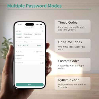 IRONZON Fingerprint Door Knob Fingerprint Door Lock with App Control Smart Door knob for Bedroom, Biometric Door Lock for Apartment Office and Garages 2pack