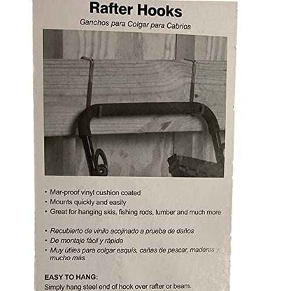 Do it Best Garage Hooks for Bike Racks, Wall Mounts, Ladders, Tools, and Storage Solutions (4 Hooks)