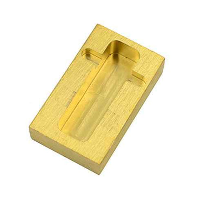 DGOL Leather Craft Brass Oil Painting Box Plus 2 Rollers DIY Mini Leather Edge Paint Tool