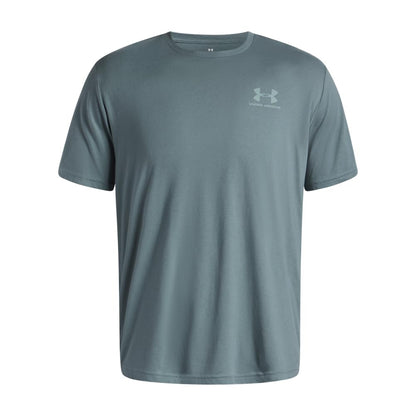 Under Armour Men's Sportstyle Left Chest Short-Sleeve T-Shirt, (587) Jasper Blue / / Serpentine, 5X-Large