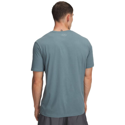 Under Armour Men's Sportstyle Left Chest Short-Sleeve T-Shirt, (587) Jasper Blue / / Serpentine, 5X-Large
