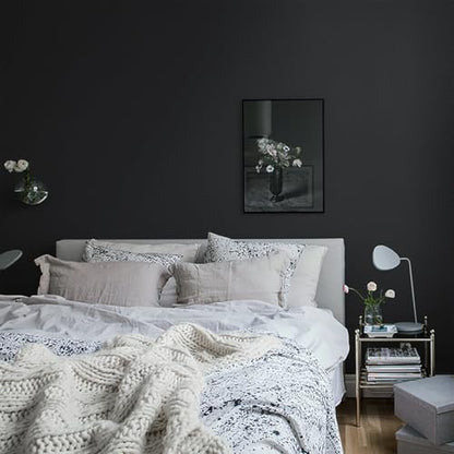 Heroad Peel and Stick Wallpaper Matte Dark Grey Contact Paper for New Environmentally Friendly Materials Thickening Upgrade Increase Stomata Wallpaper for Countertops Bathroom Kitchen 17.7¡± x 118¡±