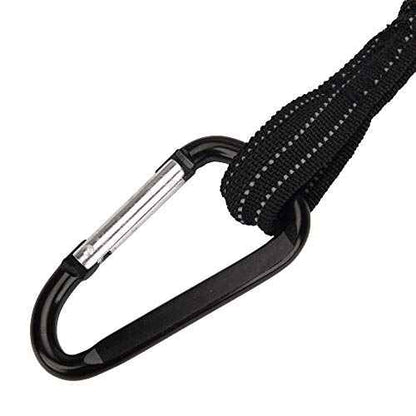 Tool Lanyard, 5 Pack Safety Tool Leash, Retractable Bungee Cord with Aluminum Lock Carabiner and Adjustable Loop End, Maximum Weight Limit 13.6KG / 30lb, Fall Restraint with Shock Cord Stopper