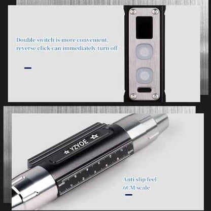 Six LEDs Rechargeable Gemstone Flashlight Jade Appraisal Light, Super Bright Jewelry Diamond Detector Lamp.