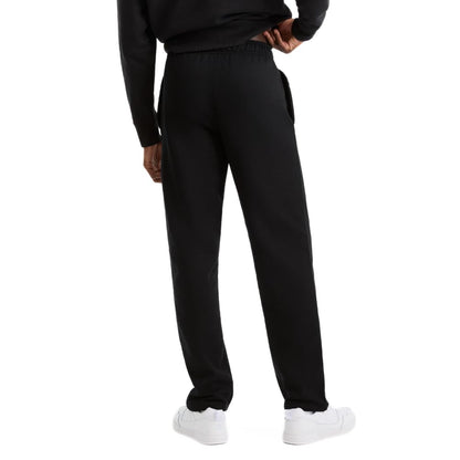 Champion Men's Open-Bottom Fleece Sweatpants, Standard Fit, Midweight Fleece, Available in Regular and Big & Tall, Black, Large