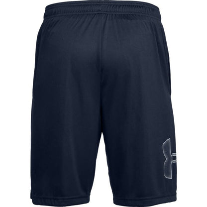 Under Armour Men's Tech Graphic 10" Shorts, Academy Blue (409)/Steel, X-Large Tall
