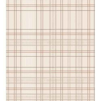 Peel and Stick Wallpaper Check Plaid Boho Neutral - Self Adhesive Waterproof Vinyl Wallpaper for Walls, Kitchen Backsplash, Bathroom, Bedroom, Rentals (Light, 17.3" X 78.73")