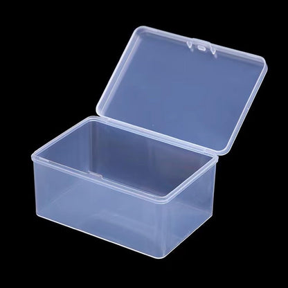 DKAOVH 3PCS Clear Plastic Playing Deck Card Storage Box,Plastic Card Boxes,Collectible Trading Card Cases, Card Case Holder,Plastic Storage Containers Box for Game Card,Puzzle, chess pieces