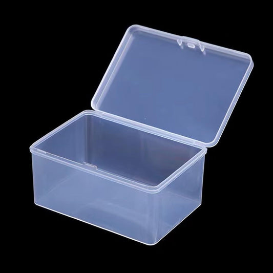 DKAOVH 3PCS Clear Plastic Playing Deck Card Storage Box,Plastic Card Boxes,Collectible Trading Card Cases, Card Case Holder,Plastic Storage Containers Box for Game Card,Puzzle, chess pieces