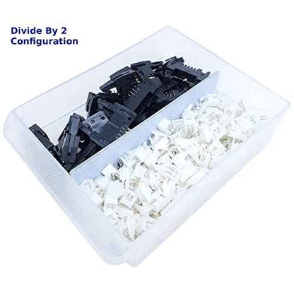 (24-Pack) Large Drawer Configurable Length Dividers compatible with Akro-Mils Plastic Storage Craft Cabinets, (Dividers Only)