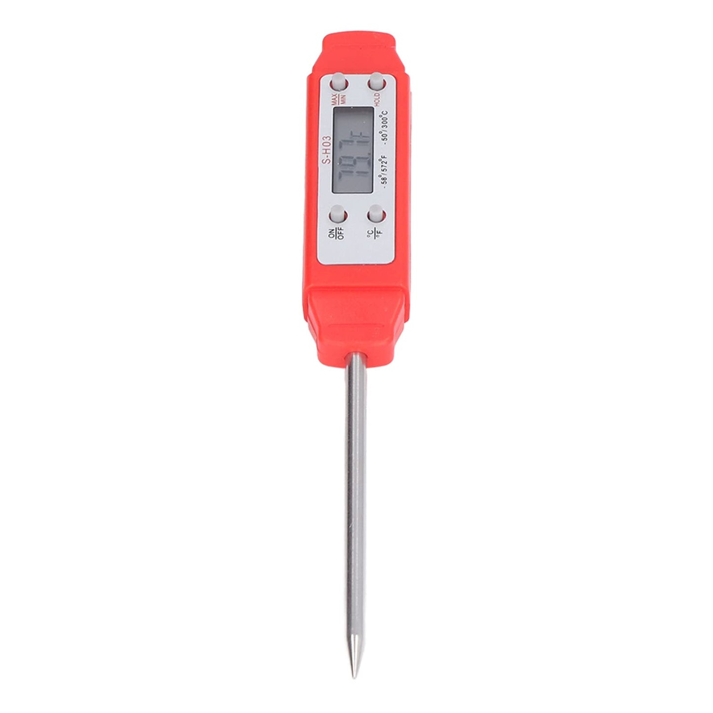Akozon Digital Food Thermometer Automatic Calibration Pen High Accuracy Electronic Pocket Thermometer Yellow Home and Family Appliance and Decor