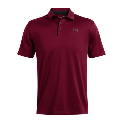 Under Armour Men's Tech Golf Polo, (625) Cardinal / / Black, X-Small