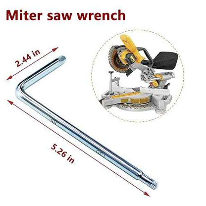 Miter Saw Wrench N600007 Fits For Dewalt Miter Saw DWS713 DWS779 DWS780 DWS715 DCS361M1 (1 Pcs)