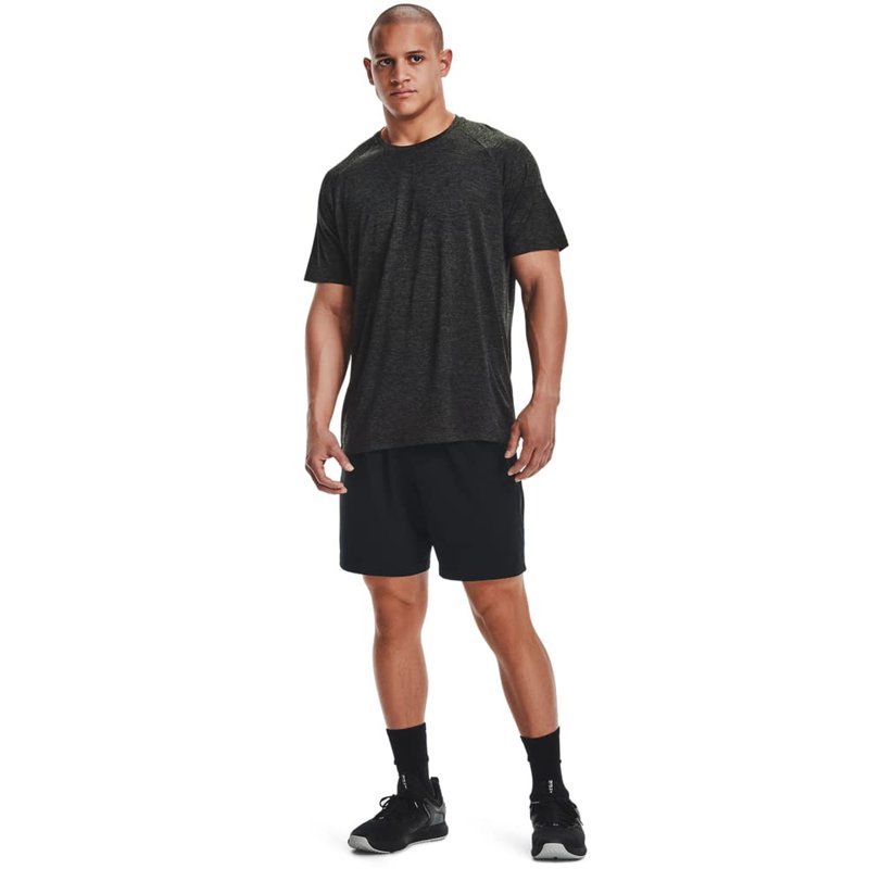 Under Armour Men's Tech 2.0 Short-Sleeve T-Shirt , Baroque Green (311)/Black, Large Tall