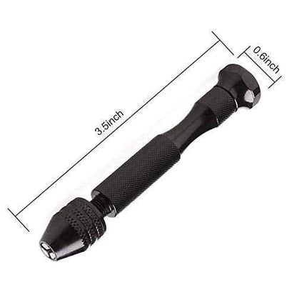Professional Pin Vise Hand Drill Bits, Mini Twist Drill Bits Set (0.8-3.0mm), Precision Hand Drill Bit Rotary Tools Set of 11, for Metal Wood, Manual Work DIY, Jewelry, Assembling, Model Making