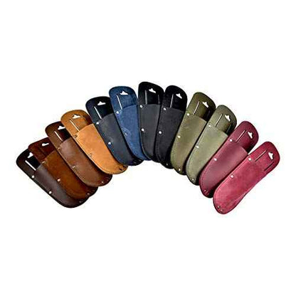 Hide & Drink, Thick Leather Holster for Pruning Shears w/Belt Loop Garden Scissors Sheath, Folding Saw, Construction & Utility Tools Pouch, Handmade Includes 101 Year Warranty