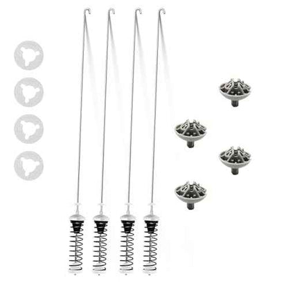 Upgraded MVWC400XW4 WTW5600XW0 MVWX700XW0 MVWC360AW0 Washer Suspension Rods, Fit for Kenmore Whirlpool Maytag Washer MVWX500XW0 MVWX700XL2 3LWTW5550YW2 MVWX700XL1 MVWC400XW0 WTW5550XW0 WTW5500XW3
