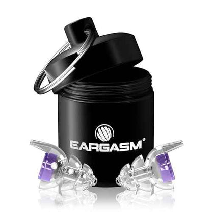 Eargasm Smaller Ears Hyperviolet Purple Earplugs - Noise Reducing Ear-Plugs for Hearing Protection at Concerts, Music Festivals, Loud Environments, Live Events, Sporting Events
