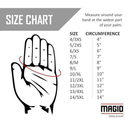 MAGID 95KGT Heater Beater 20 oz. Cotton Canvas Hot Mill Gloves, Men's (Fits Large), Natural, Men's (Fits Large) (Pack of 12)