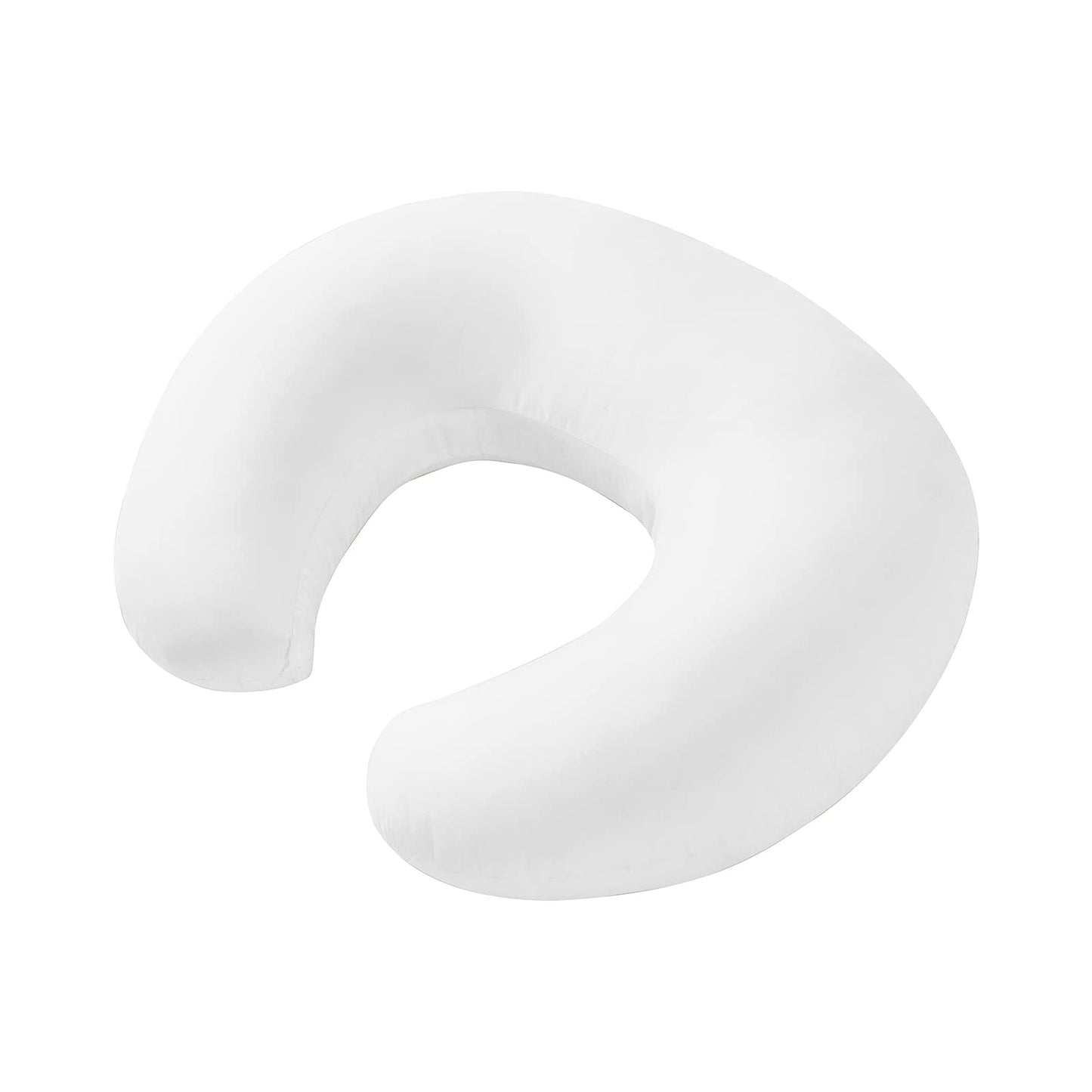 QUENESS Nursing Pillow and Positioner, Breastfeeding, Bottle Feeding, Baby Sitting Support, Tummy Time Support for Baby Boys and Girls, Propping Baby Pillow (Naked Pillow)