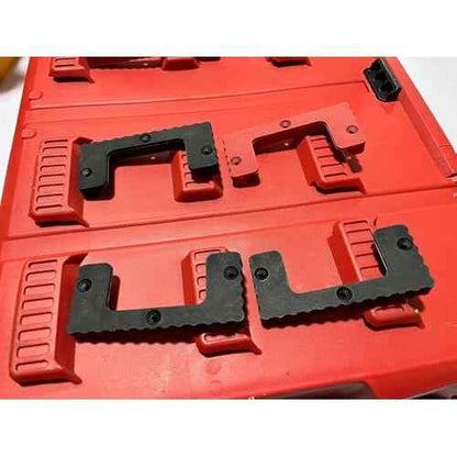 50PCS For Milwaukee Packout Cleats, Tool Box Storage System Cleats (50, RED)