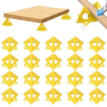 EMVANV 20pcs Painters Cone Stands, Woodworking Furniture Door Risers Painters Stand, Mini Cone Paint Stands for Canvas and Door Risers Support, Paint Pouring Suppliers, Canvas Stand(size:20pcs)