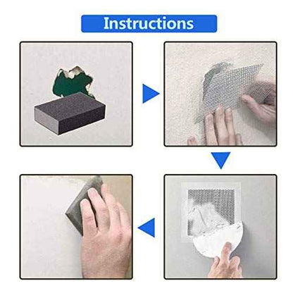7pcs Drywall Repair Patch, 6" x 6" Drywall Patch Self Adhesive Aluminum Wall Repair Patch Kit