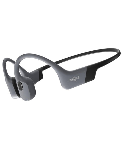 SHOKZ OpenSwim Pro - Open-Ear Bluetooth & MP3 Bone Conduction Sport Headphones, Swimming Headphones, IP68 Waterproof, Grey