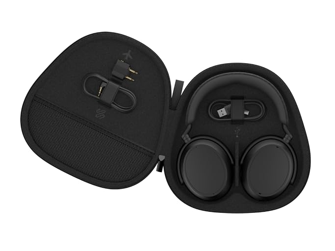 Sennheiser Momentum 4 Wireless Noise Cancelling Headphones - Bluetooth Headset for Crystal-Clear Calls with Adaptive Noise Cancellation, Over-Ear Headphones, 60h Battery Life, Folding Design, Black