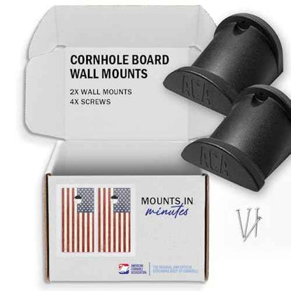 ACA American Cornhole Association Official Mount Garage Wall Organizer Accessory Regulation Cornhole Board Hanger