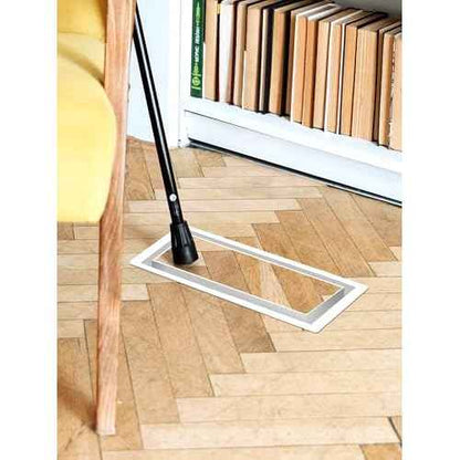 Floor Vents 4x10, Heavy Duty Steel Floor Register, 50% Higher Ventilation Performance Than Others, Sleek Modern Design, Sandtex White Finish, Fits Tile Wood Inserts, Floor Vent Covers for Home Floor