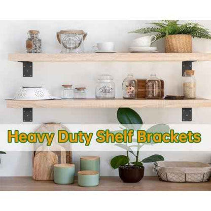 5x5x2.5¡° Heavy Duty Angle Bracket£¬ (8PCS) L Bracket for Shelves Fence Pergola Post Wood£¬90 Degree Corner Brace for Floating Shelf Countertop Support