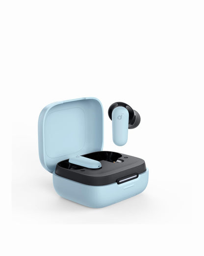Soundcore P30i by Anker Noise Cancelling Earbuds, Strong and Smart Noise Cancelling, Powerful Bass, 45H Playtime, 2-in-1 Case and Phone Stand, IP54, Wireless Earbuds, Bluetooth 5.4 (Blue)