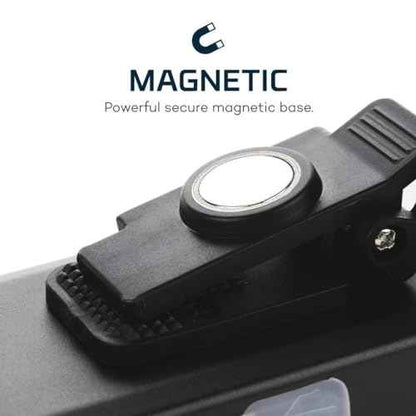 NEBO SLIM Pocket Flashlight | 500 Lumens, Rechargeable Mini EDC Work Light, Magnetic Base & Dimmable Brightness, Durable & Water Resistant, Includes Charging Cable ? Black