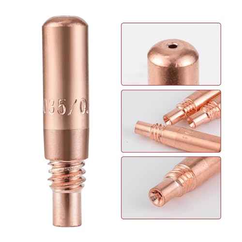 MIG Welding Contact Tips .035"(0.9mm) for Miller MDX Series MIG Gun Use with Miller MDX Diffuser D-M100 D-M250 T-M035 (50-PK)