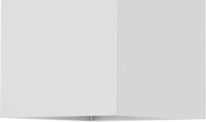 Progress Lighting 6" Aluminum Outdoor Up/Down Wall Lantern Light, Square Collection, Outdoor, P5644-30, White