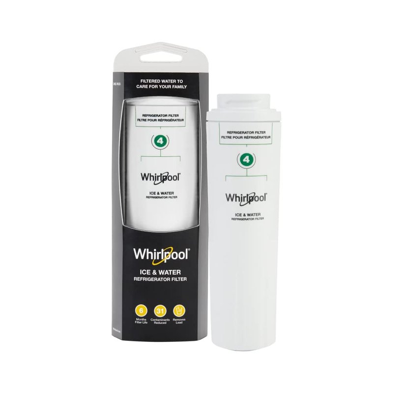 Whirlpool® Refrigerator Ice and Water Filter 4 - WHR4RXD1, Single-Pack, Green