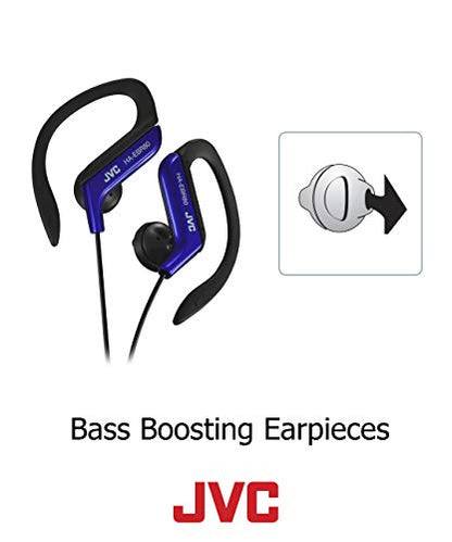 JVC HAEBR80B Sports Clip Headphones (Black)