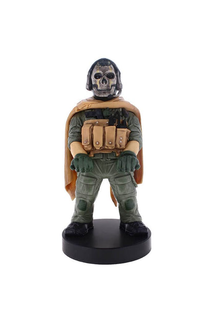 Exquisite Gaming: Call Of Duty: Ghost Warzone - Original Mobile Phone & Gaming Controller Holder, Device Stand, Cable Guys, COD Licensed Figure