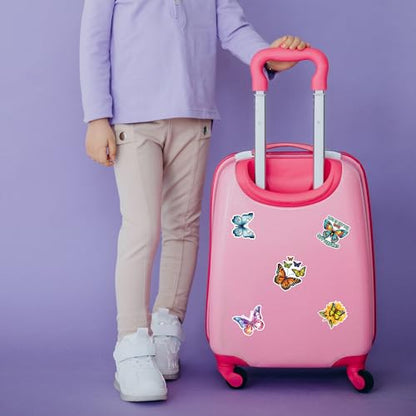 Butterfly Stickers 50 Pieces Vinyl Waterproof Decal for Laptop Water Bottle Phone Car Window Bike Motorcycle Stakeboard Scrapbook Butterflies Sticker Gifts for Kid Teen Adult