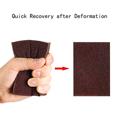 YAROMO Sanding Sponge for Epoxy Glitter Tumblers, 4 Pack Epoxy Grinding Blocks Apply to Remove Smudges and Bumps, Superfine Epoxy Refinishing Papers for Making Glitter Tumbler Cups