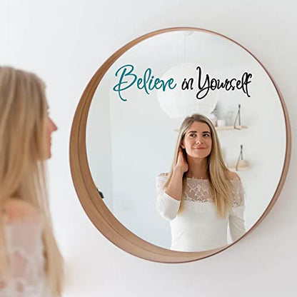 Inspirational Quotes Motivational Sayings Vinyl Peel & Stick Wall Decals for Women, Adults, Bedroom, Living Room, Office, Bathroom