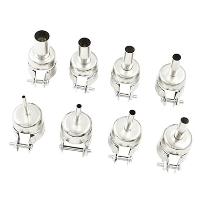 8Pcs Heat Gun Nozzle Tips,Hot Air Nozzle Kits for Hot Air Soldering Station£¨3/4/5/6/7/8/10/12mm