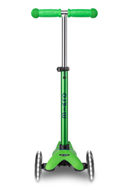 Micro Kickboard | Mini LED Kids Scooter for Ages 2-5 | Children up to 110 lbs | 3 Wheel Lean-to-Steer Design | Adjustable T Bar | Smooth Ride, Motion Activated PU LED Wheels | Swiss Design